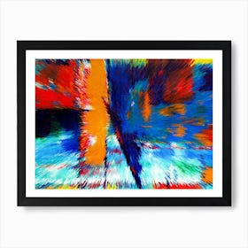 Acrylic Extruded Painting 594 Art Print