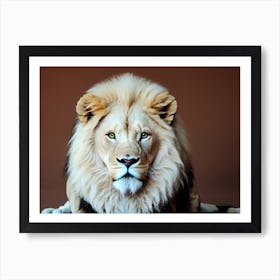 Lion Portrait 37 Art Print