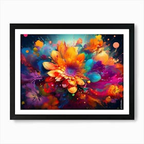 Mindblowing Flowers Art Print