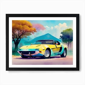 Nissan Gtr Art Print