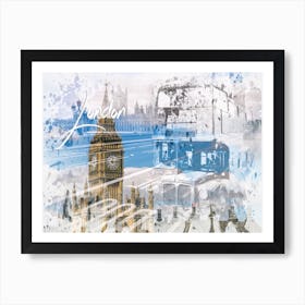 City Art Westminster Collage Art Print