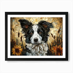 Border Collie Fine Art Portrait 2 Art Print