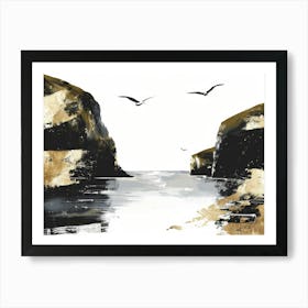 Seagulls 16 Art Print