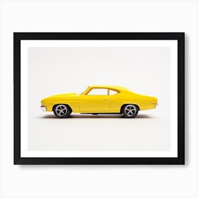 Toy Car 70 Chevelle Ss Yellow Art Print