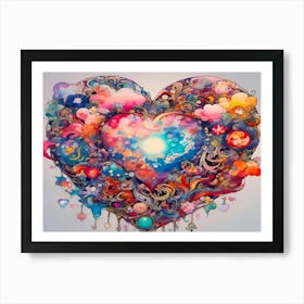 Heart Of Love 1 Art Print