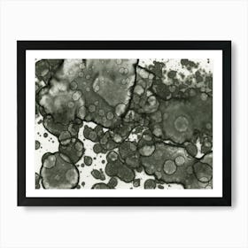 Japanese Art Alcohol Ink Art Print