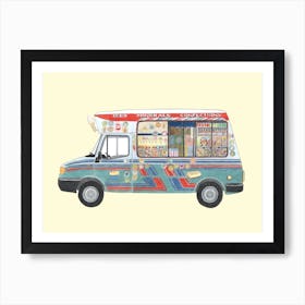 Ice Cream Van Art Print