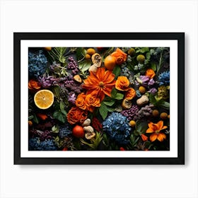 Kitchen Flowers 5 Art Print