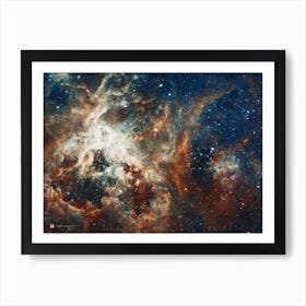 Star Factory 30 Doradus (2012) (NASA Hubble Space Telescope) — space poster, science poster, space photo Art Print