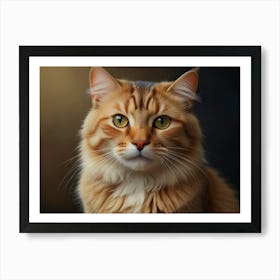 Cute Cat Art Print