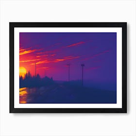 Sunset 2 Art Print