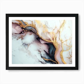 Abstract Marble 4 Art Print