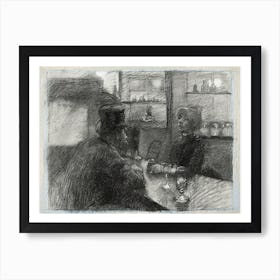Bar Of The Café Of The Rue De Rome, Henri de Toulouse-Lautrec Art Print