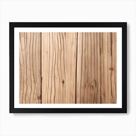 Brown wood plank texture background 3 Art Print