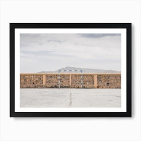 Football Courts 2 Mhamid (Morocco) Art Print