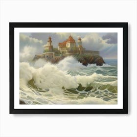 Castle On The Sea Art Print