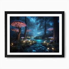 Fairy Forest 1 Art Print