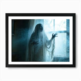 Ghost In The Window Art Print