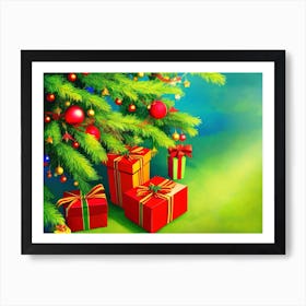 Christmat Gifts 3 Art Print