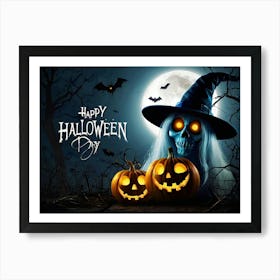 Happy Halloween Day Art Print