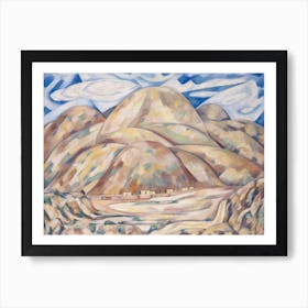 Landscape No 3, Cash Entry Mines, New Mexico, Marsden Hartley Art Print