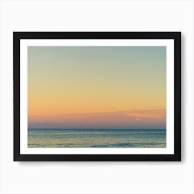 Ocean Sunset At The Beach Art Print