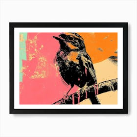 Bird On A Branch 7 Art Print