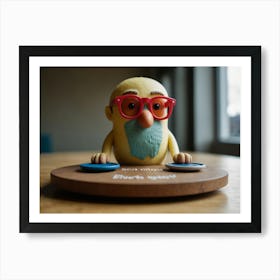 Dj Bird Art Print