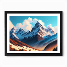 Mountain Landscape 31 Art Print