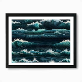 Ocean Waves 6 Art Print