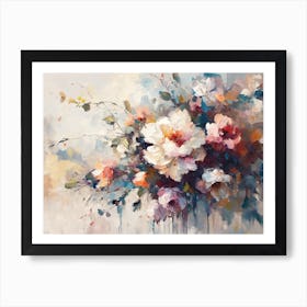 Floral Bouquet - Oil Painting Art Print