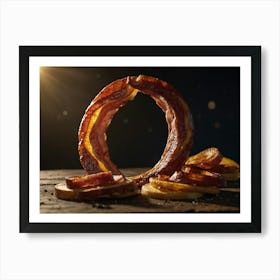 Bacon Ring Art Print