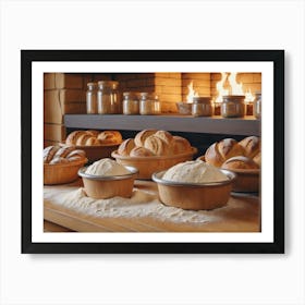 Inside a fine bakery 2 Art Print