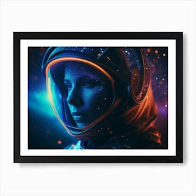 Portrait Of An Astronaut Art Print