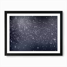 Lavender Half Tone Shining Star Background Art Print