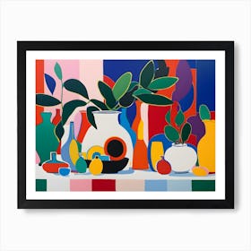 'Pots And Vases' Abstract Art Print