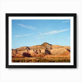 Ghost Ranch Sunset on Film Art Print