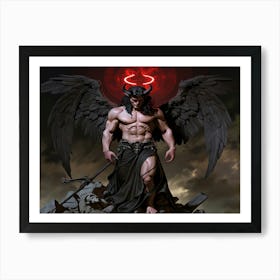 Demons And Angels 2 Art Print