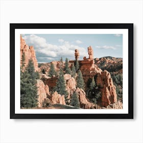 Utah Rock Spires Art Print