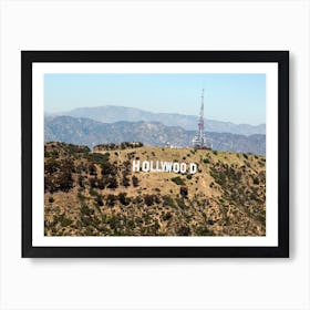 The Hollywood Sign Art Print