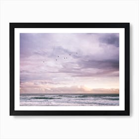 Mesmerized By The Ocean Art Print