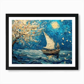 Contemporary Artwork Inspired By Vincent Van Gogh 11 Art Print