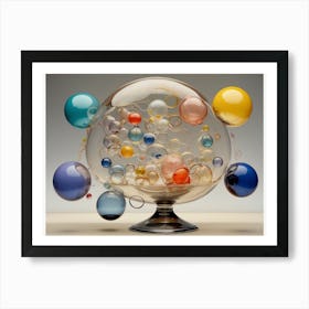 Bubbles In Glass Art Print