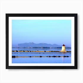 Trapani Salt Pan Sicily Art Print