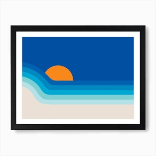 Ocean Dipper Art Print