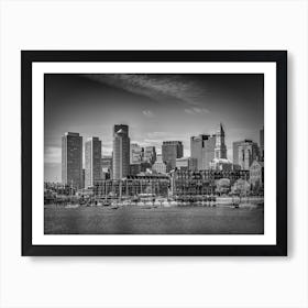 Boston Skyline Art Print