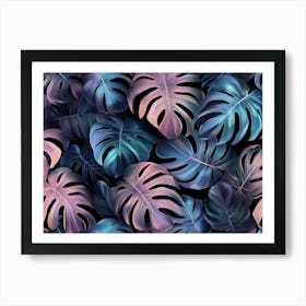 Monstera Leaves Art Print