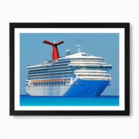Carnival Cruise Ship Art Print