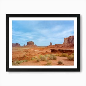 Monument Valley XVII on Film Art Print