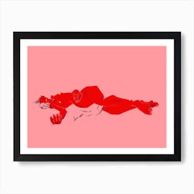 A Girl Asleep Art Print